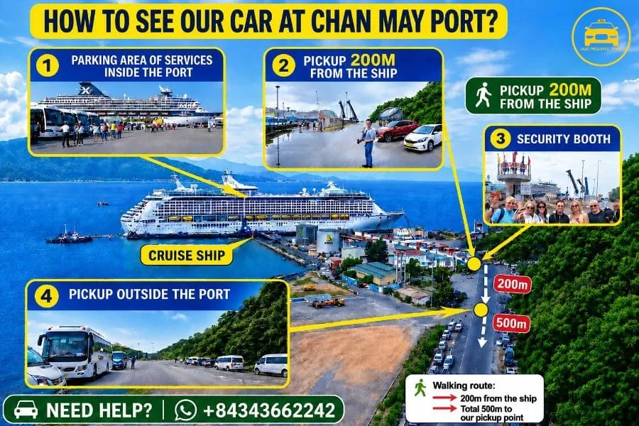 Chan May Port to Hue private taxi - Hue Private Taxi